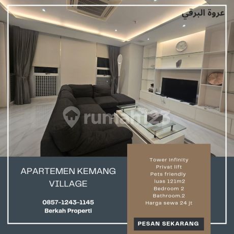 Disewakan Aparemen Kemang Village 2BR Pets Friendly