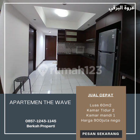 Dijual Murah Apartemen The Wave 2br Unit Rapi