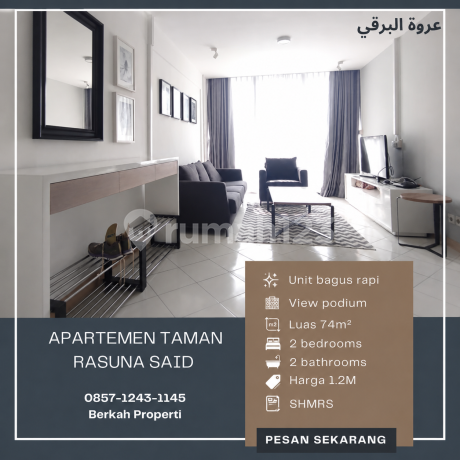 Jual Murah Apartemen Taman Rasuna Said 2Br Good Furnish Jual Murah Apartemen Taman Rasuna Said 2Br Good Furnish