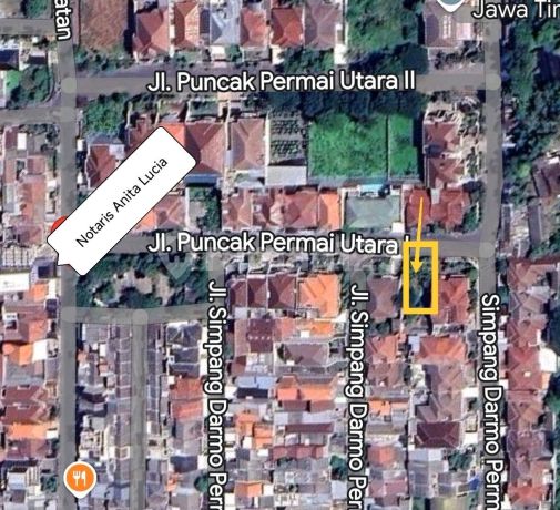 Tanah Kavling Puncak Permai Utara Dukuh Pakis Surabaya