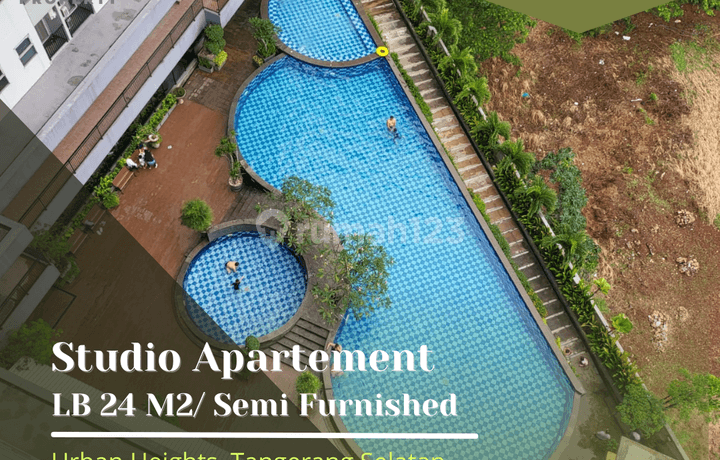 Jual apartment Studio Furnished murah nego sampai jadi ! @Urban Height Residences