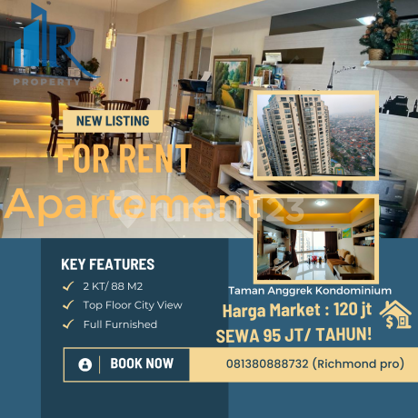 Super Murah Sewa Apartemen Taman Anggrek Kondominium Full Furnish 2Br City View Book Now!! Super Murah Sewa Apartemen Taman Anggrek Kondominium Full Furnish 2Br City View Book Now!!