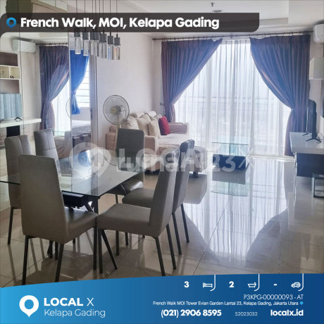 Apartemen French Walk Moi Tower Evian Garden Lantai 23, Kelapa Gading, Jakarta Utara Apartemen French Walk Moi Tower Evian Garden Lantai 23, Kelapa Gading, Jakarta Utara