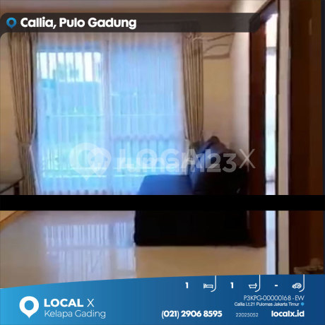 Apartemen Callia Lt.21 Pulomas Jakarta Timur