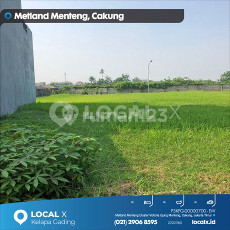Land Plot Metland Menteng Cluster Victoria Ujung Menteng, Cakung, East Jakarta