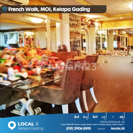 Apartemen French Walk Moi Tower Lourdes Garden Lantai 10 Kelapa Gading, Jakarta Utara