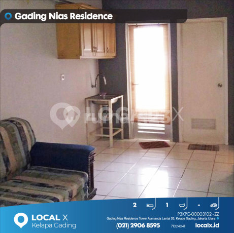 Apartemen Gading Nias Residence Tower Alamanda Lantai 26, Kelapa Gading, Jakarta Utara