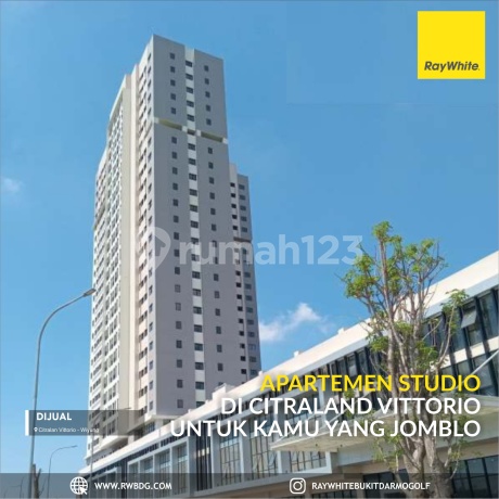 Dijual Apartemen type studio Terawat Dijual di Vittorio Citraland, Dijual Apartemen type studio Terawat Dijual di Vittorio Citraland,