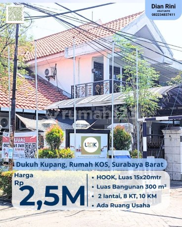 Rumah Kos di Dukuh Kupang dan tempat Usaha Surabaya Barat MURAH