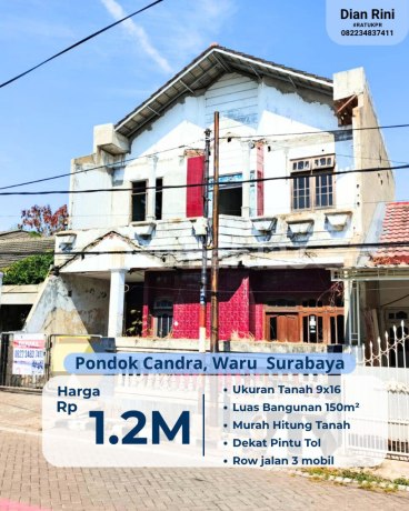 Rumah di Pondok Candra HITUNG TANAH MURAH NEGO SHM Rumah di Pondok Candra HITUNG TANAH MURAH NEGO SHM