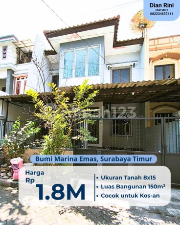 Rumah dekat ITS Bumi Marina Emas Keputih Sukolilo MURAH SHM 