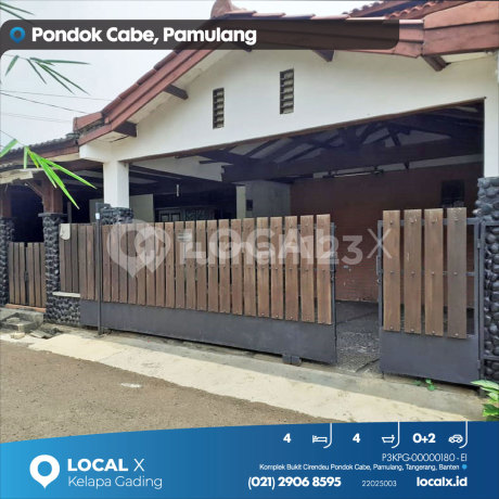 Rumah Komplek Bukit Cirendeu Pondok Cabe, Pamulang, Tangerang, Banten
