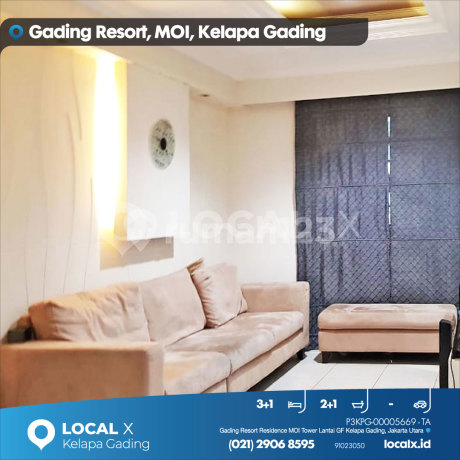 Gading Resort Residence Apartment Moi Tower Ground Floor Kelapa Gading, North Jakarta