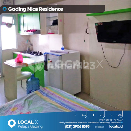 Apartemen Gading Nias Residence Tower Grand Emerald LT 25 Kelapa Gading, Jakarta Utara Apartemen Gading Nias Residence Tower Grand Emerald LT 25 Kelapa Gading, Jakarta Utara