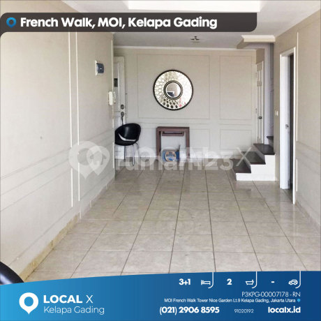 Apartemen MOI French Walk Tower Nice Garden Lt.9 Kelapa Gading, Jakarta Utara