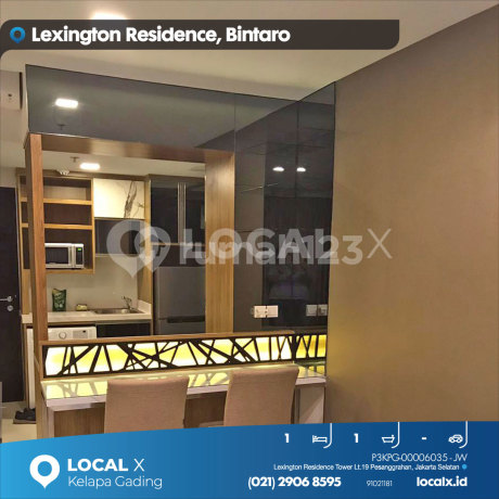 Lexington Residence Apartment Tower 19th Floor, Pesanggrahan, South Jakarta Lexington Residence Apartment Tower 19th Floor, Pesanggrahan, South Jakarta