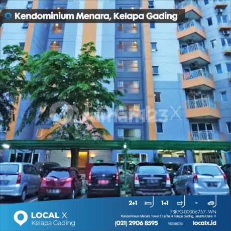 Apartemen Kondominium Menara Tower E Lantai 4 Kelapa Gading, Jakarta Utara