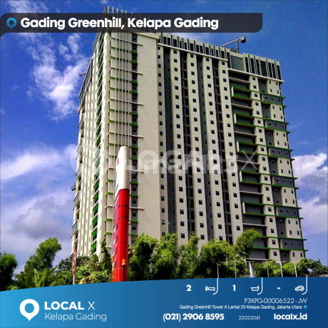 Apartemen Gading Greenhill Tower A Lantai 23 Kelapa Gading, Jakarta Utara