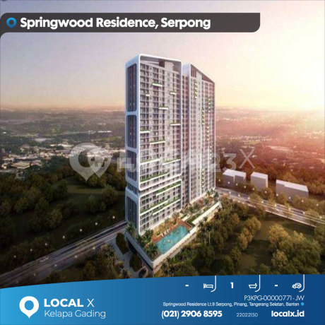 Apartemen Springwood Residence Lt.9 Serpong, Pinang, Tangerang Selatan, Banten Apartemen Springwood Residence Lt.9 Serpong, Pinang, Tangerang Selatan, Banten