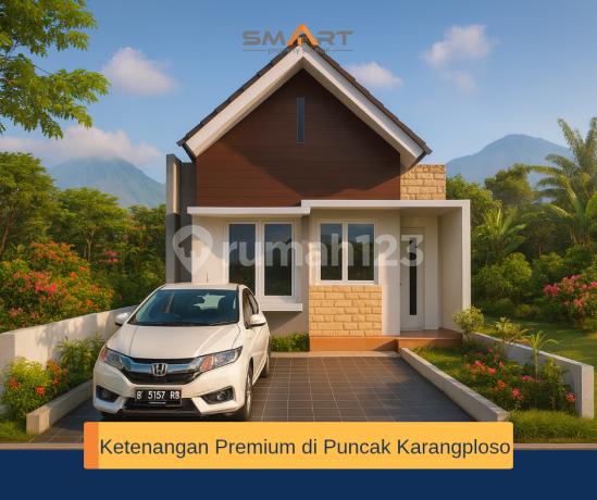 Hunian Eksklusif Di Puncak Karangploso - View 360 Derajat Pegunungan, Udara Sejuk, Dan Lingkungan Nyaman