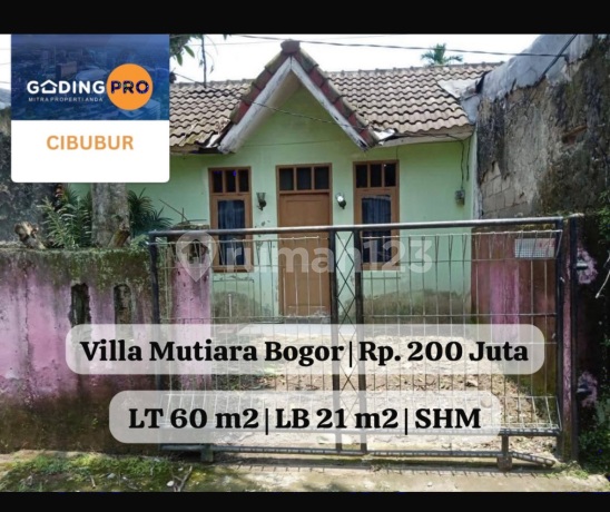 Rumah Murah Butuh Uang Minim Renovasi Shm Di Villa Mutiara Bogor Rumah Murah Butuh Uang Minim Renovasi Shm Di Villa Mutiara Bogor