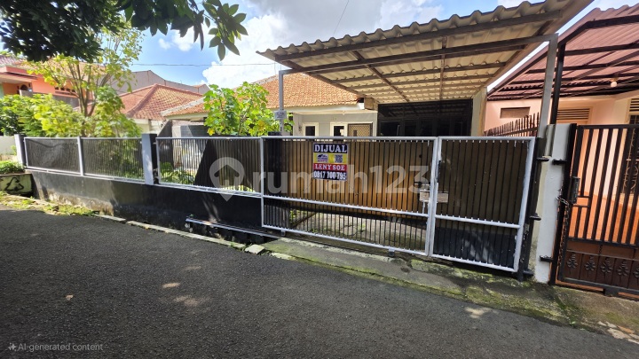 Rumah Komplek Pusri 1 Lantai, Aman, Bebas Banjir, Lingkungan Tenang