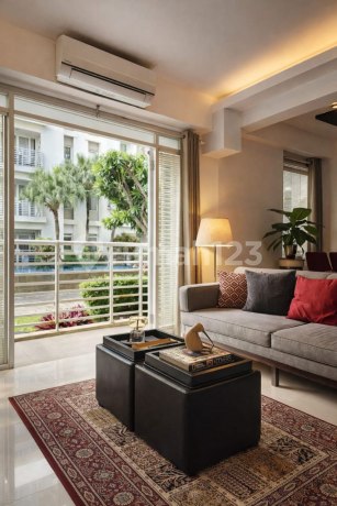 Dijual Apartemen Cosmopolis Tower C Lantai Ground Furnished Mewah