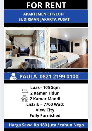 Cityloft Sudirman Furnished Apartment Jakarta 2 Bedroom Furnished Apartment Cityloft Sudirman Furnished Apartment Jakarta 2 Bedroom Furnished Apartment