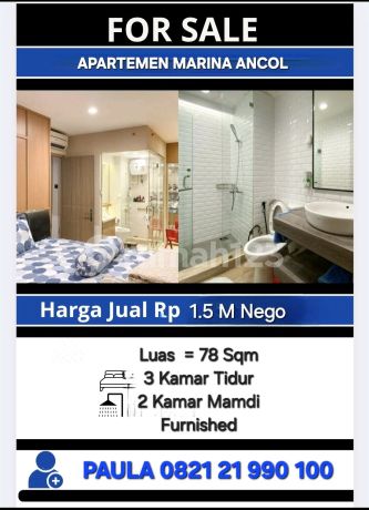 Apartemen Aston Marina Ancol Rp 1.5 M Nego