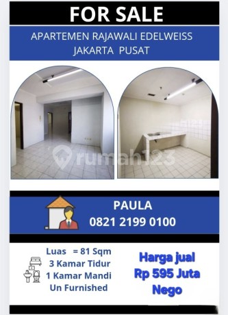 Apartemen Rajawali Jakarta Utara Rp 500 Juta Nego Apartemen Rajawali Jakarta Utara Rp 500 Juta Nego