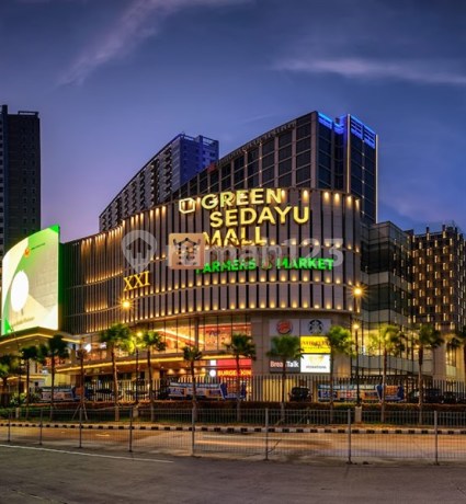 Dekat PIK & Bandara Soetta, Studio City View di Green Sedayu Taman Palem,  Fasilitas Kolam Renang, Playground untuk anak-anak, GYM, Supermarket, ATM Center, Fitness Center, Track Jogging