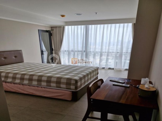 Hot Deal! 1BR Apartemen Menara Jakarta Furnish Lengkap Dekat PRJ Kemayoran,  Fasilitas Lift yang mencapai puncak Menara, Helipad, Mall Mewah, Rooftop Garden, SKY Lounge & Resto, BBQ Area, GYM, Jacuzzi, Playland, Tennis Court
