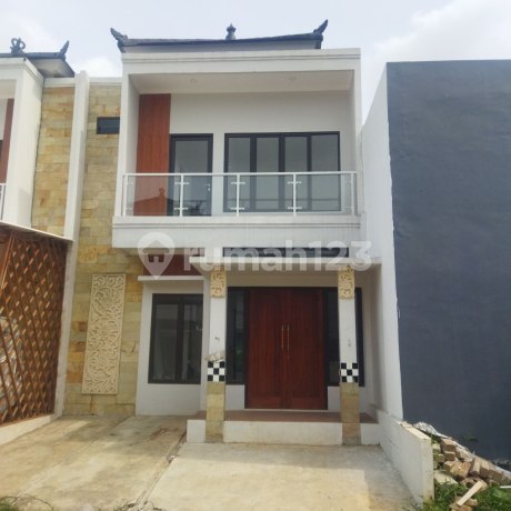 Rumah 2 Lantai Gaya Bali Di Pinggir Jalan Pengasinan Depok