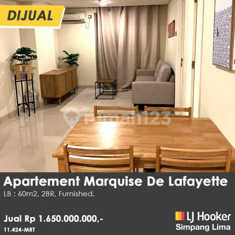 Dijual Murah Banget Apartemen 3br Marquise De Lafayette Semarang
