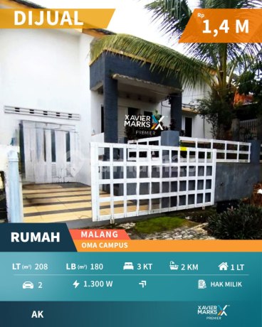 Rumah Siap Huni di Oma Campus Sengkaling Dau Malang Dekat UMM Rumah Siap Huni di Oma Campus Sengkaling Dau Malang Dekat UMM