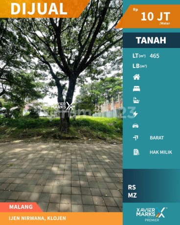 Tanah Kavling Siap Bangun di Ijen Nirwana Klojen Malang Nego