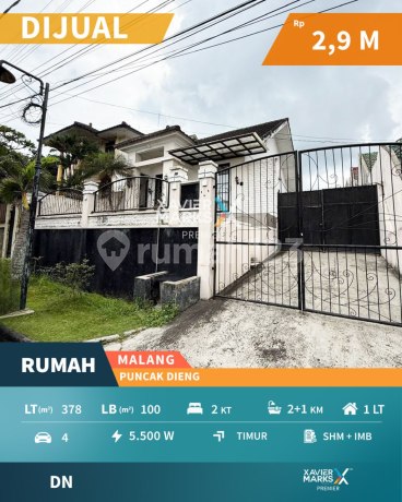 For Sale Ready-to-Occupy House in Puncak Dieng Malang Near Ubaya
