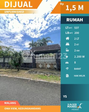 Dijual Rumah Villa Sejuk Asri di Oma View Kedungkandang Malang Dijual Rumah Villa Sejuk Asri di Oma View Kedungkandang Malang