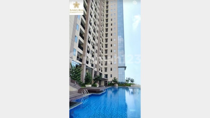 Apartemen Sakura Garden City Tipe Studio Plus, Furnished, Cipayung
