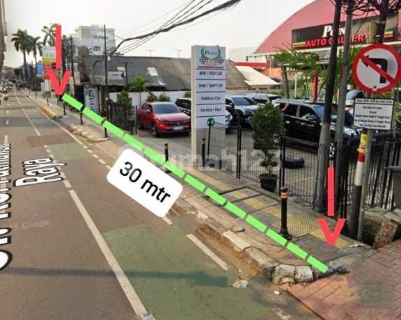 Tanah Komersil Strategis Cocok Buat Kantor atau Tempat Usaha di Fatmawati Luas 1500M2