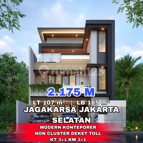 Rumah Baru Tanah Luas Deket Pintu Toll