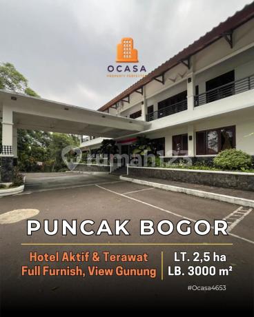 Hotel 2 Lantai View Gunung Gede & Pangrango Full Furnished Puncak Bogor
