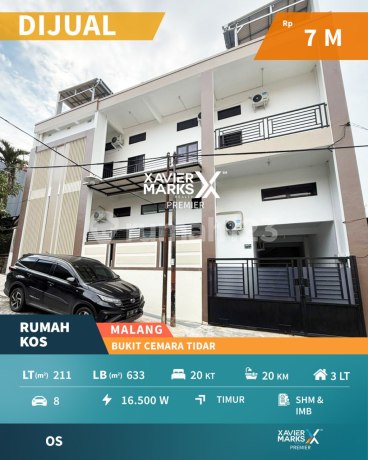 Rumah Kos Aktif Bangunan Terawat di Bukit Cemara Tidar Malang Rumah Kos Aktif Bangunan Terawat di Bukit Cemara Tidar Malang