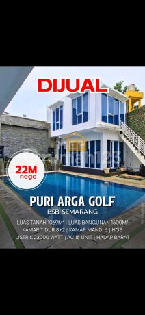 Rumah Mewah di Puri Arga Golf Bsb Semarang Ada Swimmingpoll Rumah Mewah di Puri Arga Golf Bsb Semarang Ada Swimmingpoll