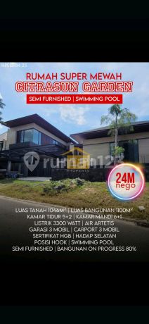 Rumah Mewah di Citrasun Garden Ada Swimming Poll Rumah Mewah di Citrasun Garden Ada Swimming Poll