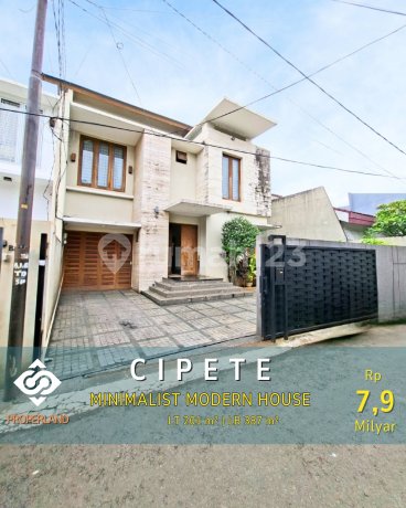 Minimalist Modern Tropical House at Cipete-Fatmawati Raya