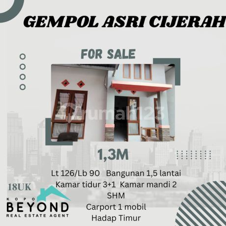 Yess Rumah Keren di Gempol Asri Baru Cijerah Bandung Kota