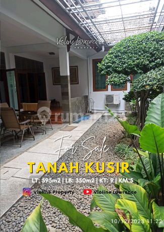 Dijual Rumah Bendi Tanah Kusir Bagus Semi Furnish 