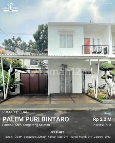 Rumah Dijual - Palem Puri Bintaro, Tangerang Selatan
