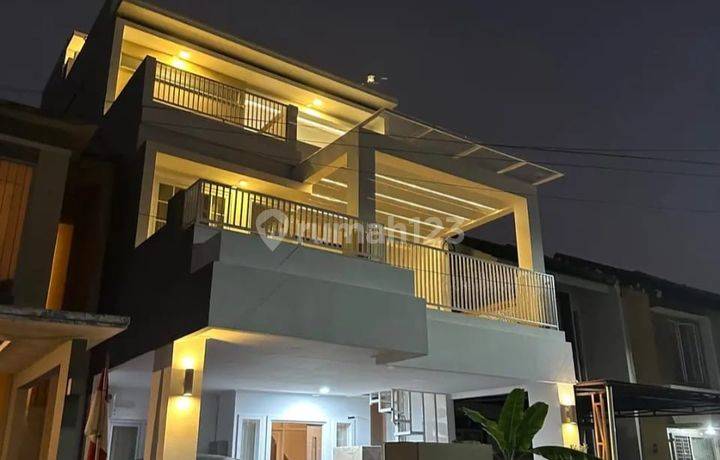RUMAH NYAMAN MINIMALIS MODERN 4 LANTAI SIAP HUNI DI ANTAPANI RESIDENCE BANDUNG